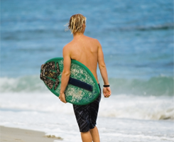 Surfer On the Beach